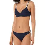 Schiesser Damen 179205 Bikini-Set, dunkelblau