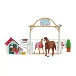 schleich 42458 HORSE CLUB Hannahs Gastpferde mit Hündin Ruby