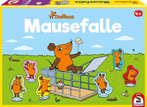 Schmidt Spiele 40505 Maus, Mausefalle, Kinderspiel, bunt