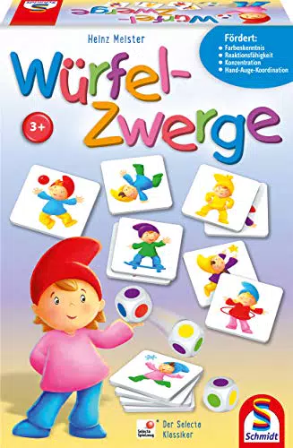 Schmidt Spiele 40596 Gnomes Würfelzwerge, Lernspiel