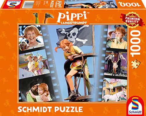 Schmidt Spiele 57573 Pippi Langstrumpf, Sei frech und wild und wunderbar