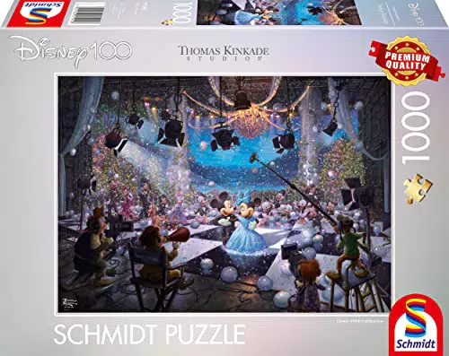 Schmidt Spiele 57595 Thomas Kinkade, Disney, 100 Jahre Sonderedition 1