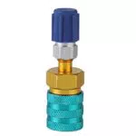 Schnellwechsler, Yctze QC1234L+13LS5V1 R1234YF Low-Side-Schnellwechsler Auto AC-Kältemittel-Fluorflüssigkeitsanschluss