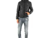 Schott NYC Unisex Silveradors Daunenjacke mit Kapuze