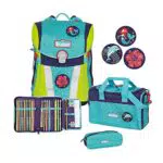 Scout Sunny Funny Snaps Schulranzen-Set 4tlg
