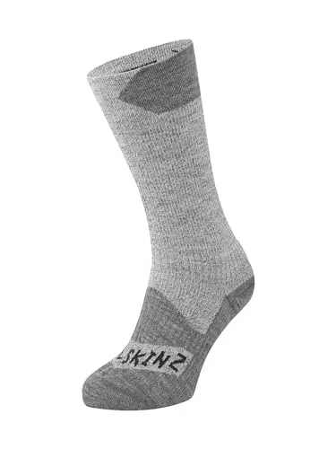 Sealskinz Unisex Allwetter Wasserdichte Socken Mittellang