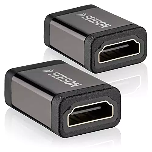 SEBSON 2x HDMI Kupplung Adapter Buchse/Buchse, Standard Typ A