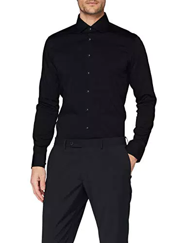 Seidensticker Herren Business-Hemd - Extra Slim Fit - Bügelfrei - Kent-Kragen - Langarm - 100% Baumwolle
