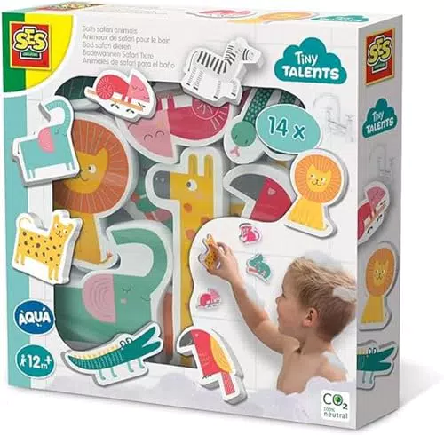 SES creative 13097 Badewannen Safari Tiere, Diverse Farben