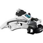 Shimano Tourney FD-TX800-TS3 Umwerfer 7/8-fach Top Swing schwarz/silber Ausführung 63-66° Kettenstrebenwinkel 2016 Mountainbike