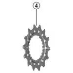 Shimano Unisex-Adult Corona Individual 14D Fahrradkomponenten und Ersatzteile