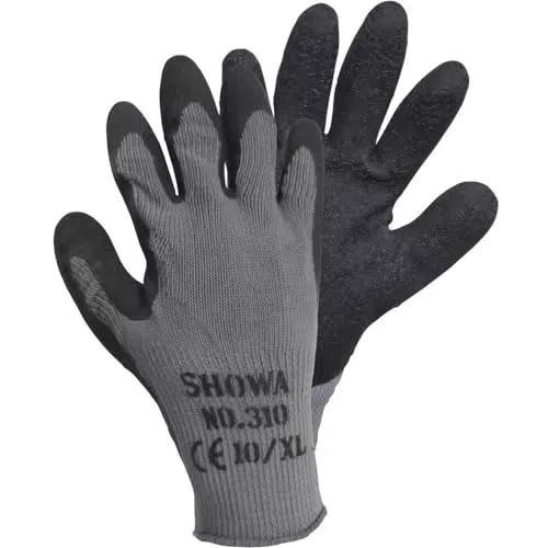 SHOWA 310, Latex Beschichtung, Mehrzweck, Dunkelgrau / Schwarz