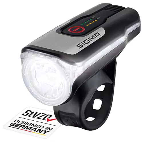 SIGMA SPORT - Aura 80, LED Fahrradlicht 80 Lux, StVZO zugelassenes