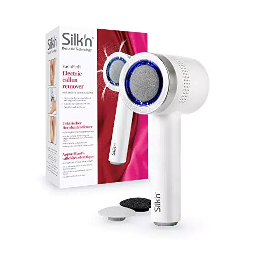 Silk'n VacuPedi - Elektrisches Gerät zur Hornhautentfernung - Vakuumsystem - Zwei Geschwindigkeiten