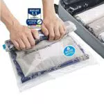 SilverRack Vakuumbeutel Set Reise in Größe - Travel Vakuumbeutel für Kleidung zum Rollen - Vakuum Kleiderbeutel - Kleider Vakuumierbeutel als Backpacker Vacuum Bags