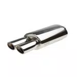Simoni Racing ESR651 Exhaust Muffler Oval, Inox