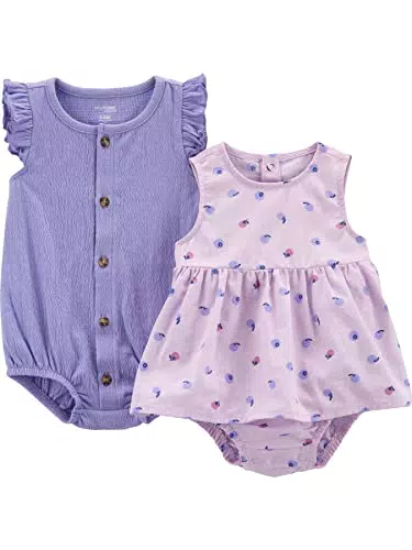 Simple Joys by Carter's Baby Mädchen Ärmellose Spielanzüge