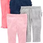Simple Joys by Carter's Baby Mädchen Hosen, 4er-Pack
