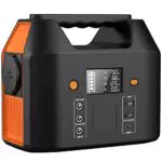 SinKeu Tragbare Powerstation 99Wh, 150W Solar Generatoren Akku mit 230V AC/Car Lighter Port/USB Ausgabe