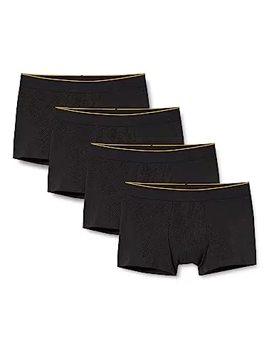 sloggi men Herren Ever Airy 4P Hipster, Black