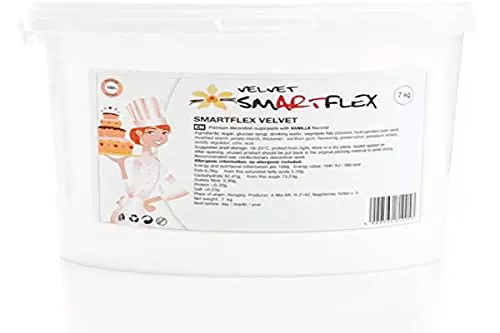 SmartFlex Fondant Velvet Vanilla, 7 kg
