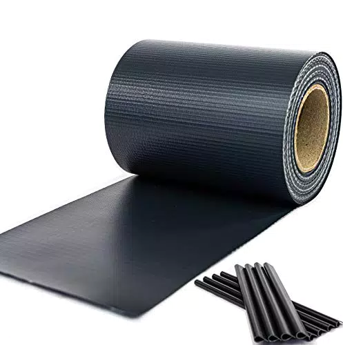 Smartpeas Sichtschutz für Garten Zaun Im Komplettset - PVC Sichtschutzstreifen für Doppelstabmatten - 50x0