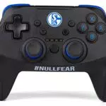 snakebyte S04 Wireless Pro Controller - SWITCH - Offiziell lizenziertes FC Schalke 04 Bluetooth Gamepad für Nintendo Switch und Switch Lite