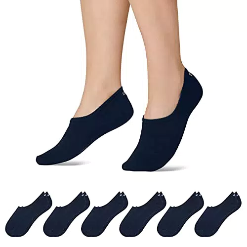 Snocks Männer & Frauen No show Socken 6er Set Gr. 35-38 I Füßlinge passend für alle Schuhe I Dünne Socken auch für Hausschuhe geeignet I Egal ob für die Arbeit