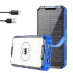 Solar Powerbank, ANYFONG 30000mah Wireless Power Bank Solarzelle