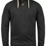 !Solid TripTroyer Herren Sweatshirt Pullover Troyer Pulli Mit Stehkragen Und Knopfverschluss