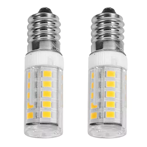 SOLUSTRE 2ST E12 Geführte Birnen Haube Licht Mini Küchengerät Lampe für Herd Dunstabzugshaube Mikrowelle Schrank Warmes Licht 4W Bereich