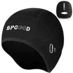 SPGOOD Fahrrad Mütze Radmütze Helm Unterziehmütze Herren/Damen Fahrrad Kappe Sportmütze Laufmütze Bike Warm Cap Winter Winddichte Wintermütze Atmungsaktiv Helmmütze
