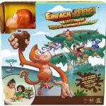 Spin Master Games - Einfach affig - Das witzige Kinderspiel mit fliegenden Knet-Kugeln - Wer Holt die meisten Bananen vom Baum? Für 2-4 geschickte Affenfreunde ab 4 Jahren