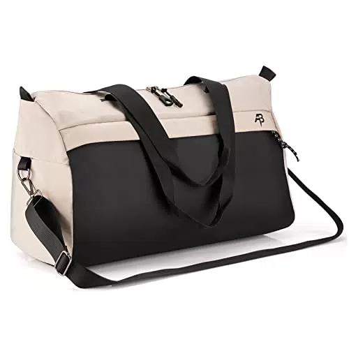 Sporttasche mit Schuhfach und Nassfach, zootop 35L Sport Duffle Tasche Robuste kleine Reisetasche Wochenendtasche mit Schulterriemen wasserdichte Übernachtungstaschen