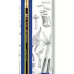 STAEDTLER Bleistifte mit Radiergummi Noris, Härtegrad HB