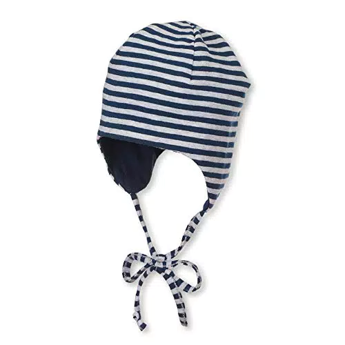 Sterntaler Baby Jungen Bonnet Reversible M tze, Marine