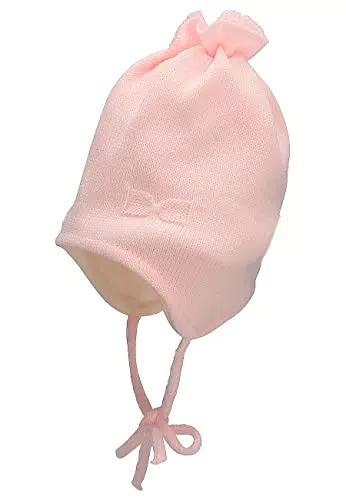 Sterntaler Baby Mädchen Strickmütze Baby Strickmütze Schleife Mütze - Baby Strickmütze - mit Schleife