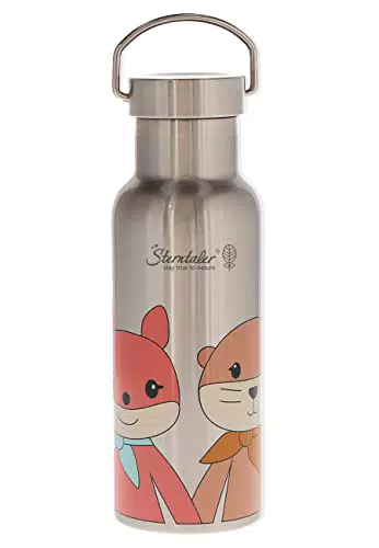 Sterntaler Kinder Trinkflasche aus Edelstahl Enna + Otti