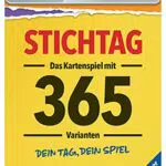 Stichtag 27047 Dein Tag, Dein Spiel Das spannende Stichspiel mit 365 Varianten von Ravensburger für 3 bis 5 Spieler ab 10 Jahren inklusive Schnellstart-Anleitung!
