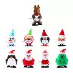 STOBOK 9 Stücke Aufziehspielzeug Weihnachten Spielzeug Weihnachtsfiguren Weihnachtsfeier Spielzeug Gastgeschenk Party Mitgebsel Gemischter Stil