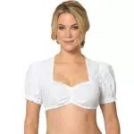 Stockerpoint Damen B-3030 Trachtenbluse,Weiß ,48