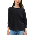STREET ONE Damen A318505 Cordshirt, Dark Washed Grey