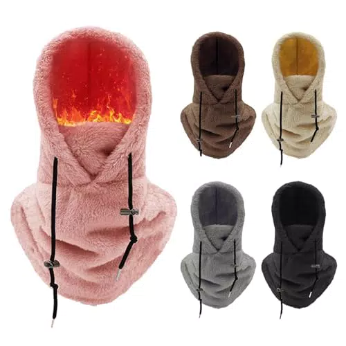 Sturmhaube Winter Gesichtsmaske Herren Damen Fleece Balaclava Skimaske Winddichte Motorradmasken Halswärmer Sturmhaube Gesichtshaube Motorrad Fahrrad Outdoor Sport Unisex