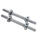 Sunny Health & Fitness Unisex-Adult 35, 5 cm Chrom-Kurzhantel mit Gewinde Hantelbäume für Krafttraining