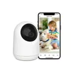 SwitchBot Überwachungskamera Innen, WLAN Kamera mit 360°/115° Sichtfeldabdeckung