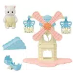 Sylvanian Families 5526 Baby Windmühle mit Figur - Puppenhaus Spielset