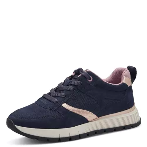 Tamaris Damen 1-1-23728-41 Sneaker, Navy Comb