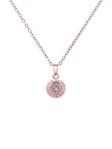 Ted Baker Elvina Enamel Mini Button Anhänger mit Kette