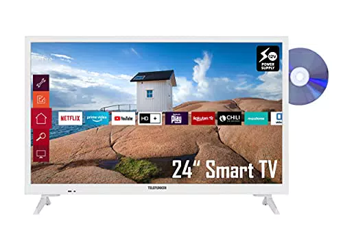 Telefunken XH24K550VD-W 24 Zoll Fernseher / Smart TV - 6 Monate HD+ inklusive