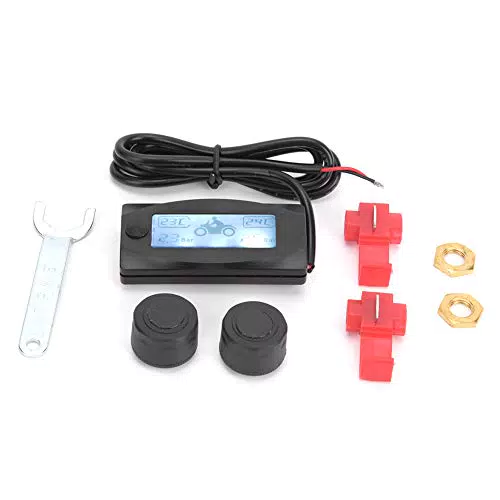 Terisass Motorrad TPMS Reifendrucküberwachungssystem Echtzeitüberwachung für / / /